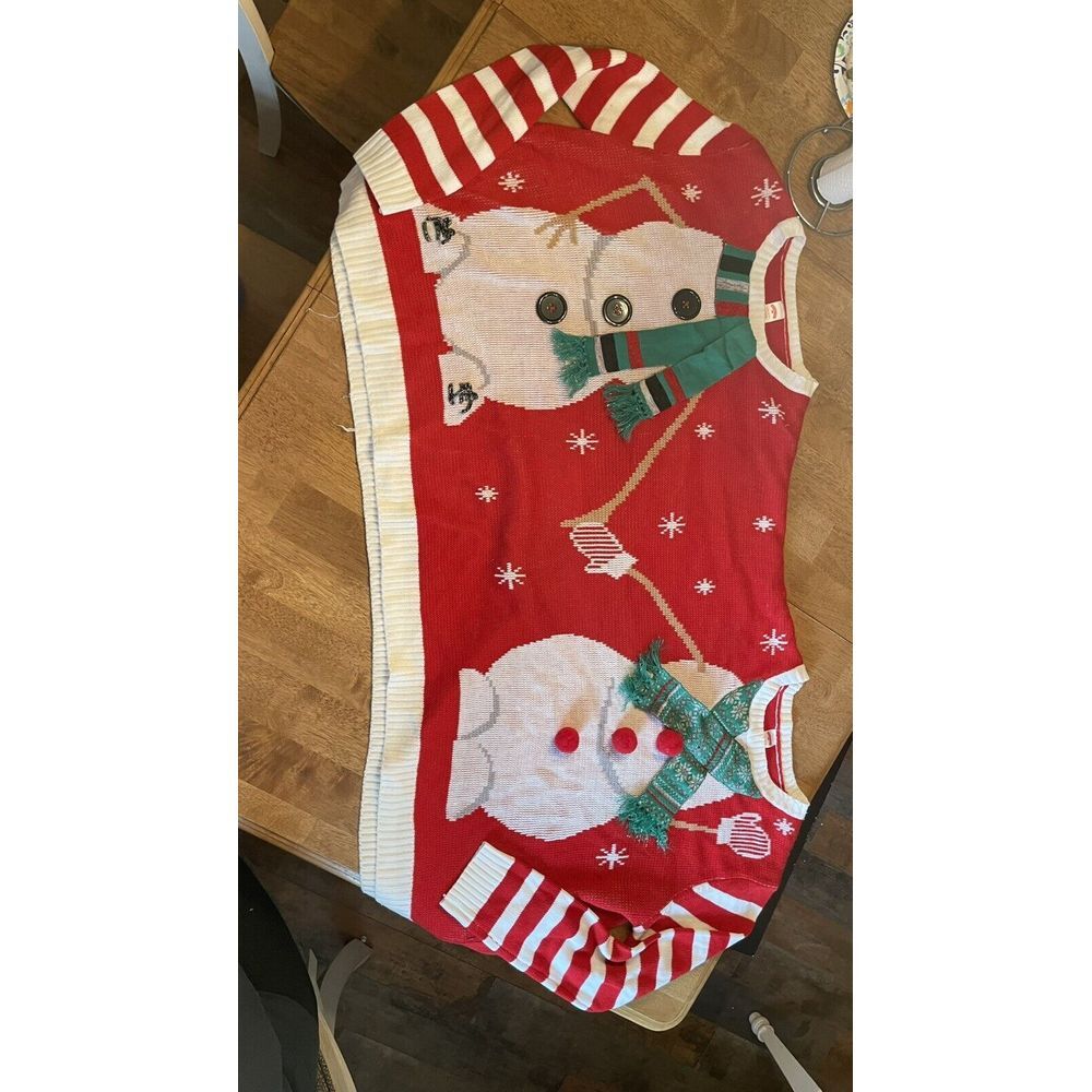 Christmas Get-along Sweater. Two In One Size L/XL